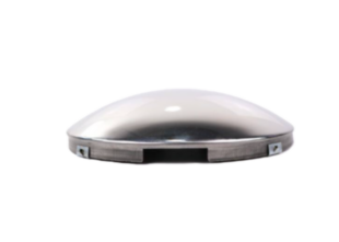 Automann Front Hub Cap 4 Notch 7/16in Lip Chrome