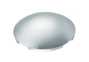 Automann Front Hub Cap 4 Notch 7/16in Lip Chrome