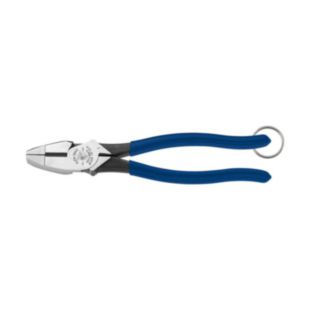 Klein Tools Pliers, High Leverage Side Cutters, Tether Ring