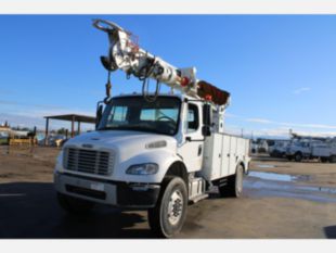 2015 Freightliner M2 Automatic 4x4 Terex 4047 Digger Derrick Truck