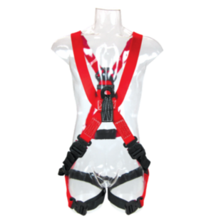 Bashlin Dielectric Harness w/ Nylon Loop Back Attachment, "X" Style