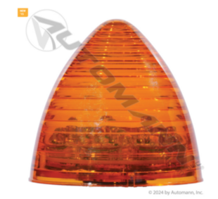 Automann Marker Light LED 2-1/2in Beehive Amber