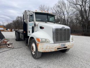 2008 Peterbilt 330 Diesel 4x2 Flatbed Truck