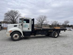 2008 Peterbilt 330 Diesel 4x2 Flatbed Truck