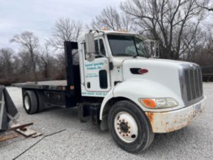 2008 Peterbilt 330 Diesel 4x2 Flatbed Truck