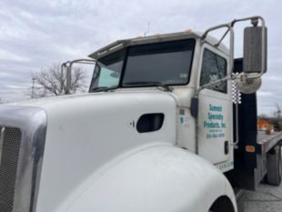 2008 Peterbilt 330 Diesel 4x2 Flatbed Truck