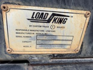 2025 Peterbilt  Load King 18' Quad Axle Dump Truck