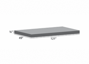 DOOR BLANK 3/4 X 49 X 121, WHT