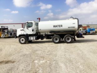 2014 Freightliner 108SD 6x6 Load King 4000 Gallon Water Truck With Water Cannon