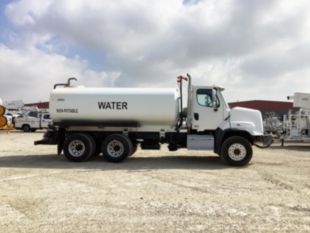 2014 Freightliner 108SD 6x6 Load King 4000 Gallon Water Truck With Water Cannon