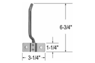 DOOR HOLD BACK POST
