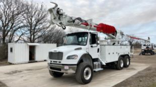 2024 Freightliner M2106 6x6 Terex C6060 Digger Derrick