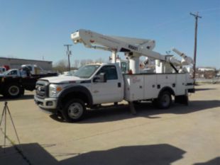 2015 Ford F-550 Powerstroke Diesel 4x2  Versalift VST-47SI Material Handler Bucket Truck