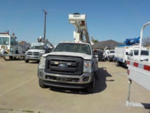 2015 Ford F-550 Powerstroke Diesel 4x2  Versalift VST-47SI Material Handler Bucket Truck
