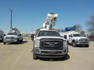 2015 Ford F-550 Powerstroke Diesel 4x2  Versalift VST-47SI Material Handler Bucket Truck