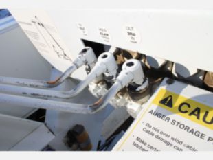 2015 Freightliner M2 Automatic 4x4 Terex 4047 Digger Derrick Truck