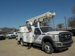 2015 Ford F-550 Powerstroke Diesel 4x2  Versalift VST-47SI Material Handler Bucket Truck