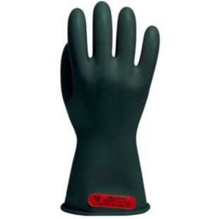 Salisbury Lineman Gloves Class 0 Low Voltage 11'', Black
