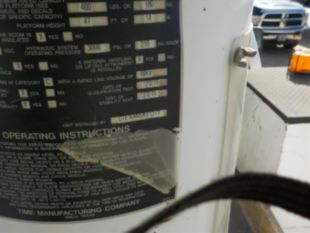 2015 Ford F-550 Powerstroke Diesel 4x2  Versalift VST-47SI Material Handler Bucket Truck