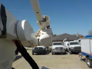 2015 Ford F-550 Powerstroke Diesel 4x2  Versalift VST-47SI Material Handler Bucket Truck