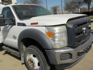 2015 Ford F-550 Powerstroke Diesel 4x2  Versalift VST-47SI Material Handler Bucket Truck