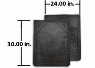 1/2 MUDFLAP 24X30 ANTI SPRAY