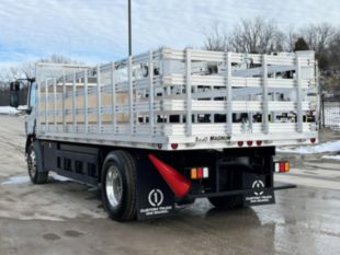 2024 Peterbilt 220 EV 4x2 Flatbed Truck