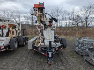 2019 SDP 55-MLP EZ-Hauler 5500 Mini Tracked Digger Derrick with Trailer