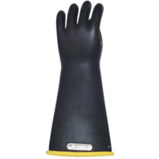 Salisbury Lineman Gloves Class 1, 16'', Black/Yellow