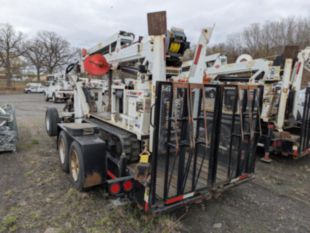 2019 SDP 55-MLP EZ-Hauler 5500 Mini Tracked Digger Derrick with Trailer