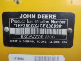 2012 John Deere 350G Watson EDT-5 ExcaDrill