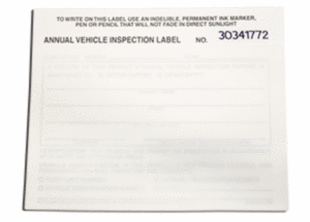 DOT INSPECT TAG
