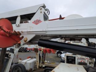 2019 SDP 55-MLP EZ-Hauler 5500 Mini Tracked Digger Derrick with Trailer