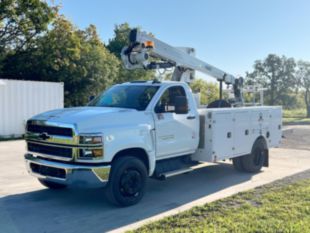 2023 Chevrolet 5500 4x2 Versalift STP-36-NE Cable Placer Truck