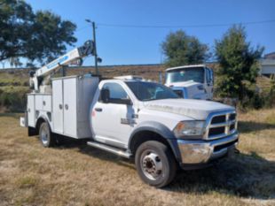 2018 Dodge 5500 Diesel 4x4 Auto Crane HC-7 Service Truck