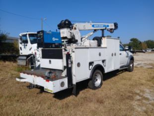 2018 Dodge 5500 Diesel 4x4 Auto Crane HC-7 Service Truck