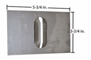 UNDRILLED CROSSMEMBER SLIP UND