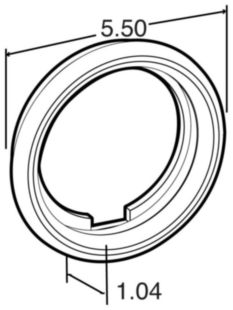 GROMMET FOR 4"" LAMP