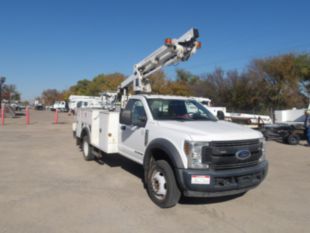 2018 Ford F-550 4x2 Diesel Versalift STP-36NE Cable Placer