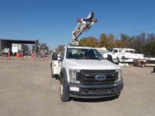 2018 Ford F-550 4x2 Diesel Versalift STP-36NE Cable Placer