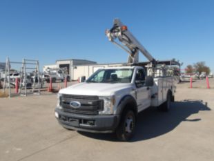 2018 Ford F-550 4x2 Diesel Versalift STP-36NE Cable Placer