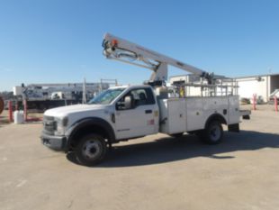 2018 Ford F-550 4x2 Diesel Versalift STP-36NE Cable Placer