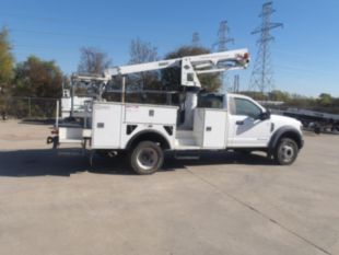 2018 Ford F-550 4x2 Diesel Versalift STP-36NE Cable Placer