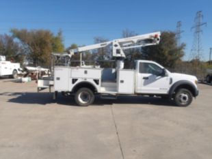 2018 Ford F-550 4x2 Diesel Versalift STP-36NE Cable Placer