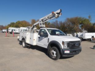 2018 Ford F-550 4x2 Diesel Versalift STP-36NE Cable Placer