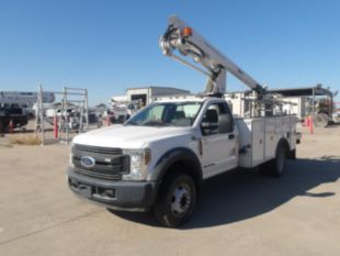 2018 Ford F-550 4x2 Diesel Versalift STP-36NE Cable Placer