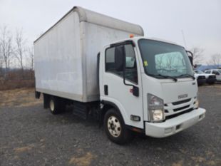 2016 Isuzu NPR Diesel 4x2 16' Van Body Truck