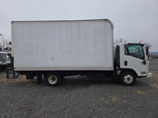 2016 Isuzu NPR Diesel 4x2 16' Van Body Truck