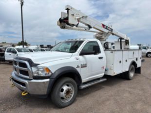 2017 Dodge 5500 Diesel 4x4 Terex LT-40 Bucket Truck