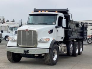 2025 Peterbilt 567 8x4 16' Ox Bodies Dump Truck